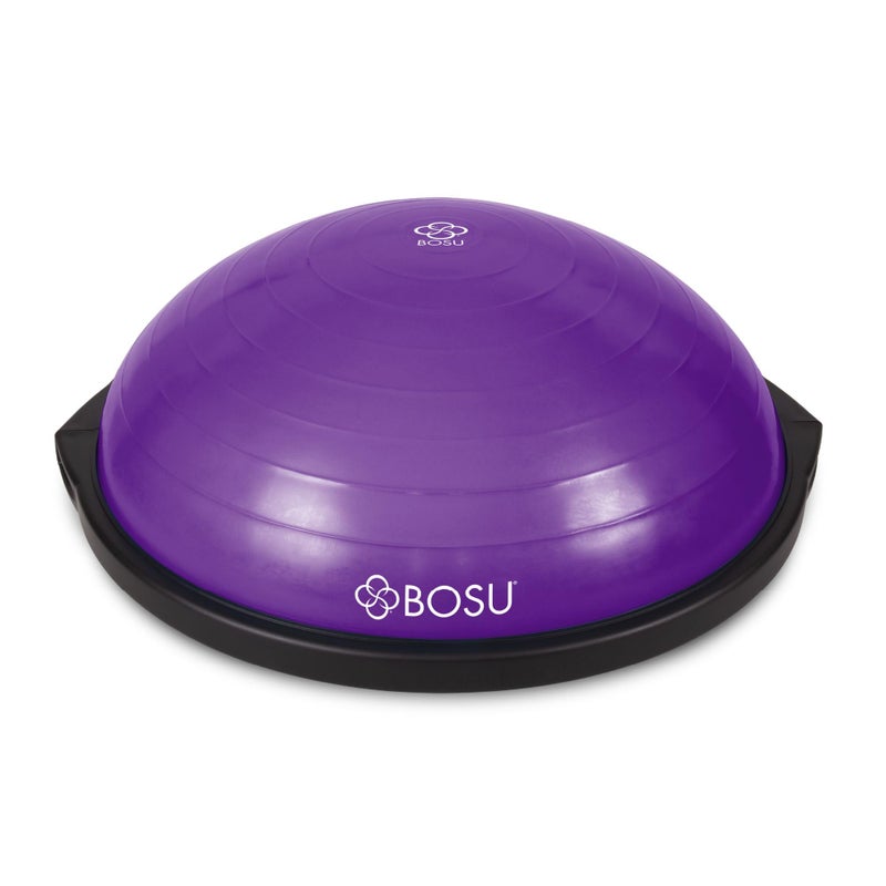 Bosu 72-10850 Home Gym Equipment The Original Balance Trainer 65 cm Diameter, Black and Purple - Image 1